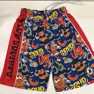 Flow Society lacrosse shorts /mr. Potato head